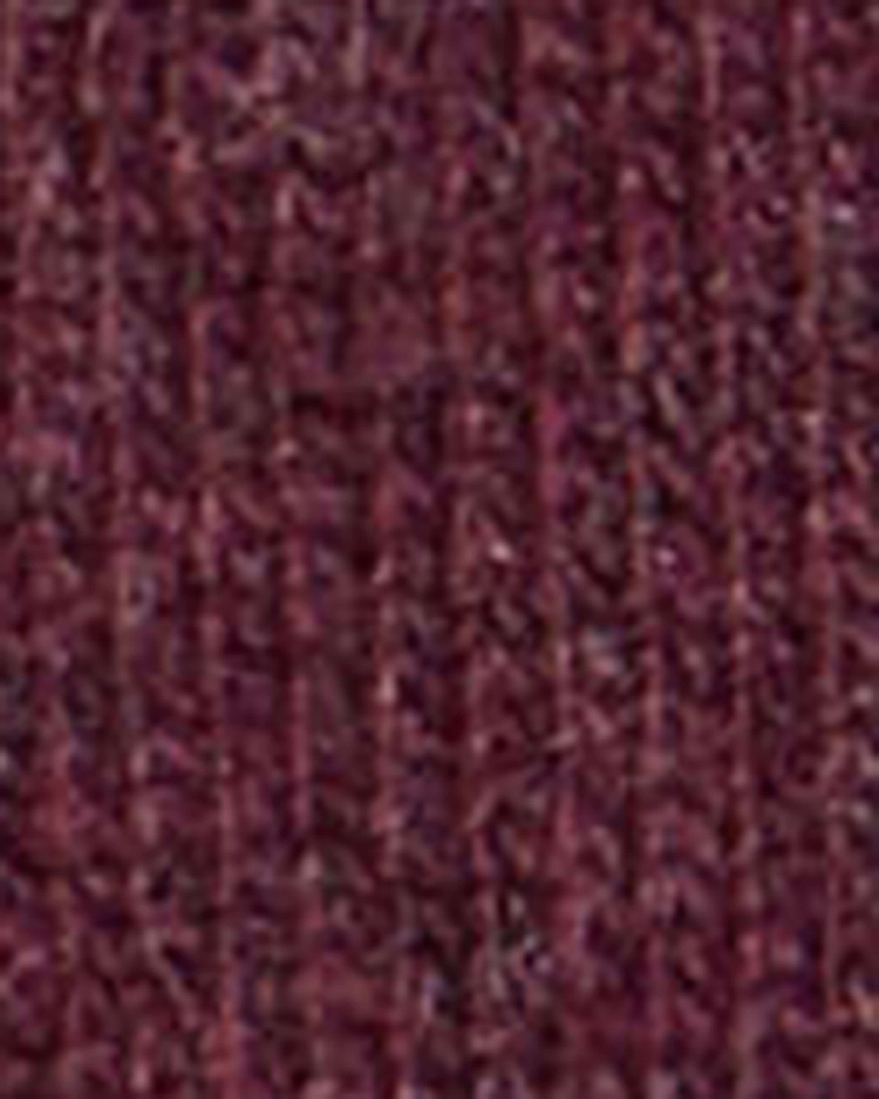 Holden Crew Neck Sweater in Ruby Marl – knit detail