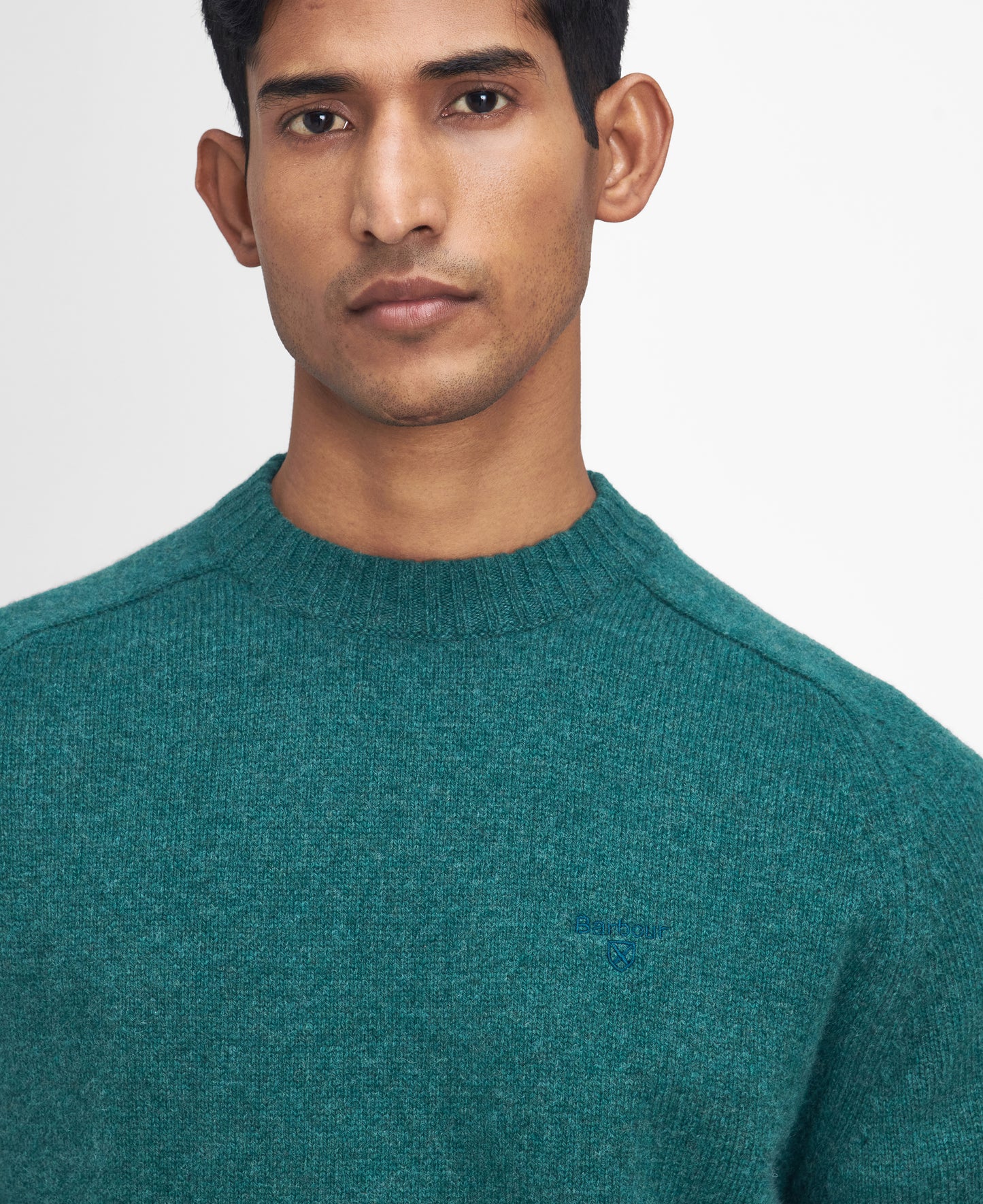 Barbour - Grangetown Crew Neck Jumper - Colour: Green