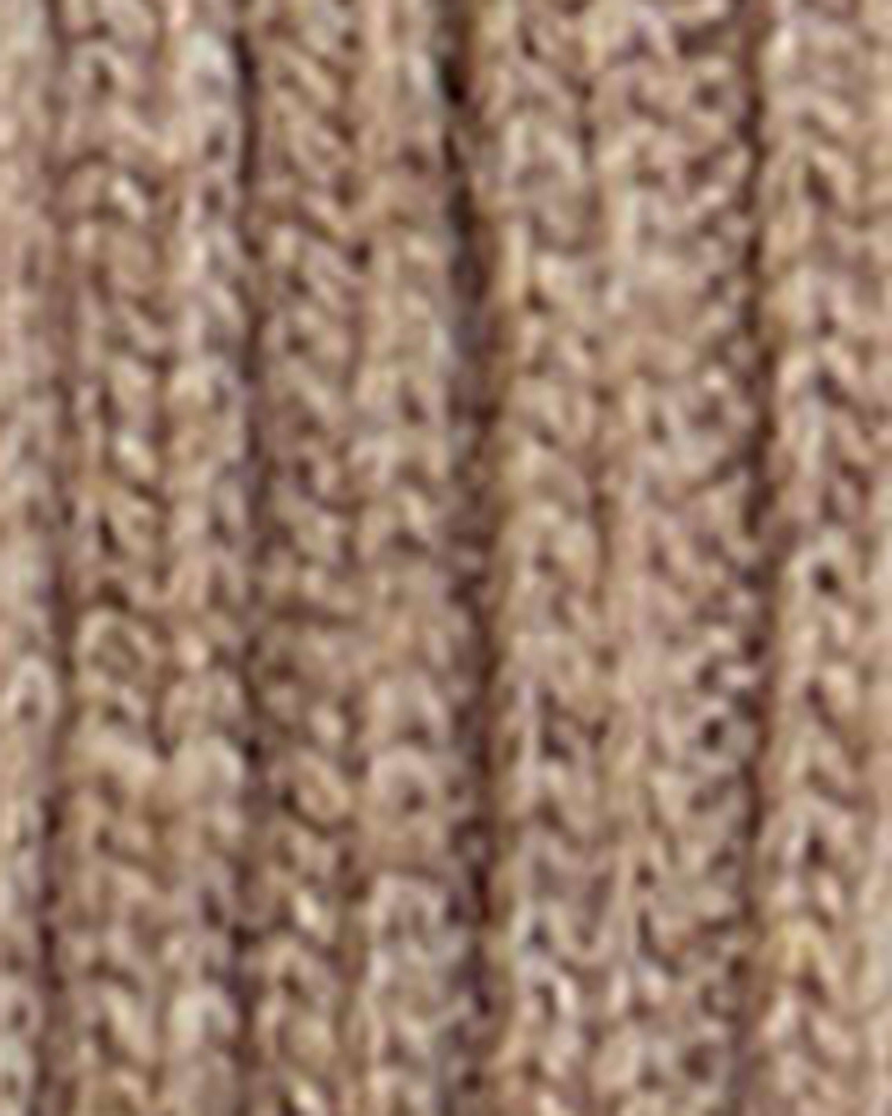 Hartland Knitted Shawl Neck Cardigan in Stone – knit detail