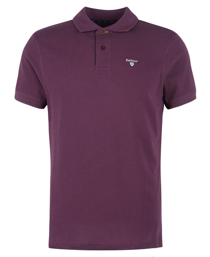 Barbour - Tartan Pique Polo Shirt - Colour: Fig