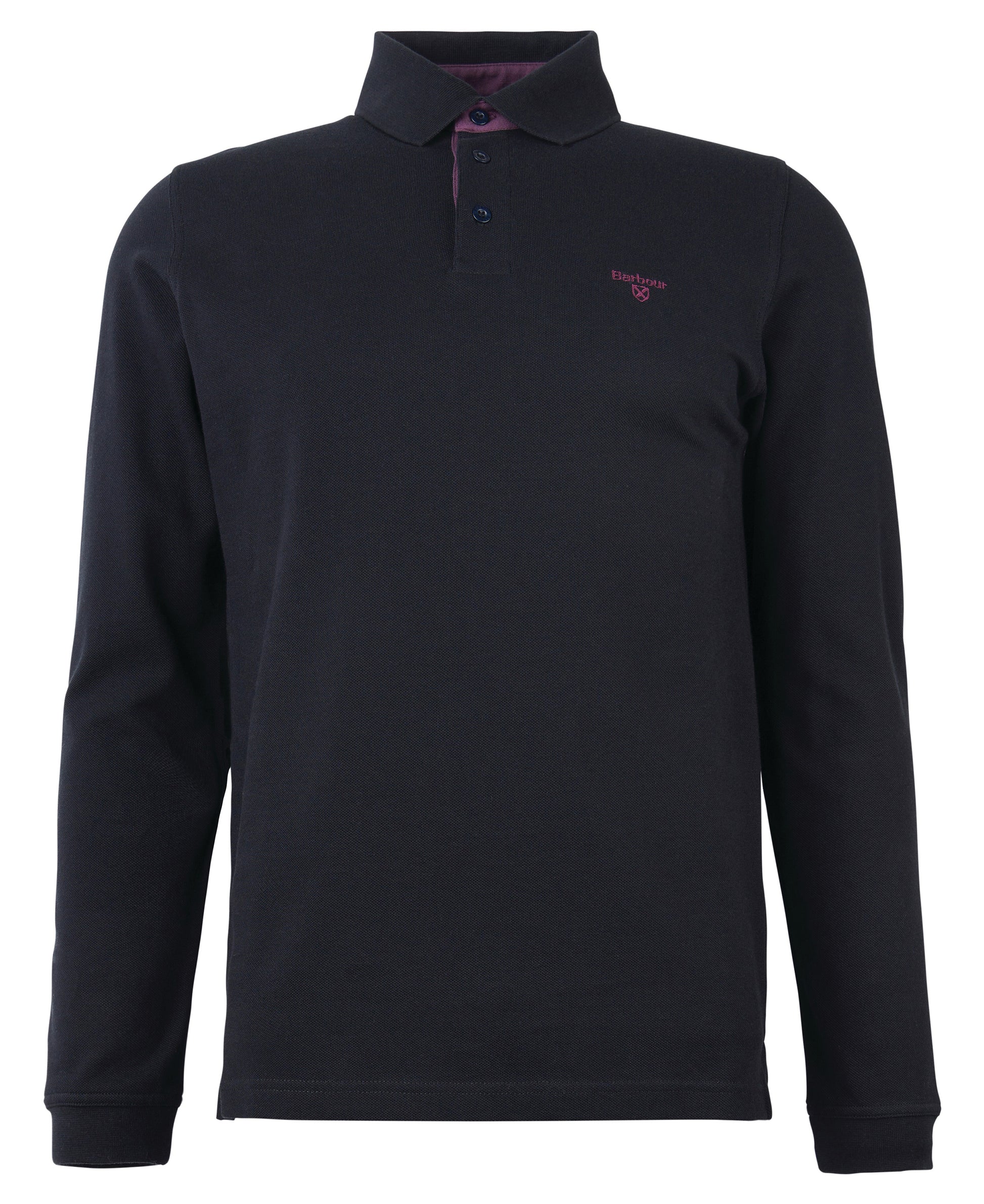 Barbour - Conforth Long Sleeved Polo - Colour: Black