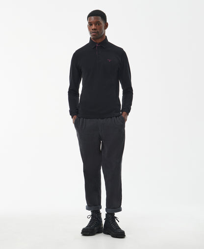 Barbour - Conforth Long Sleeved Polo - Colour: Black