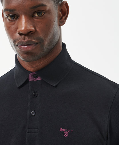 Barbour - Conforth Long Sleeved Polo - Colour: Black