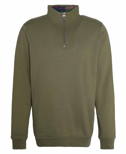 Barbour - Nelson Essential 1/4 Zip Sweatshirt - Colour: Ivy Green