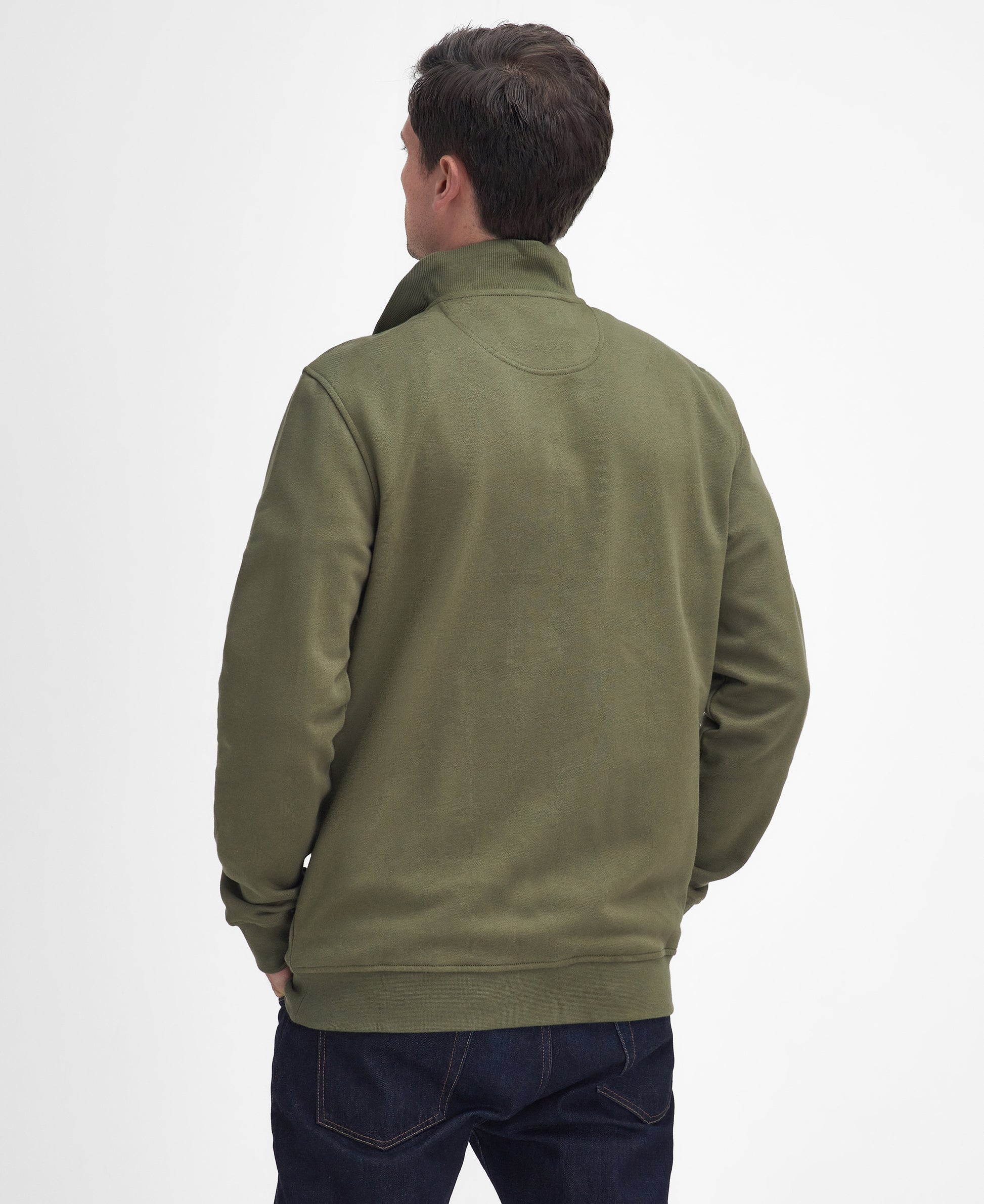 Barbour - Nelson Essential 1/4 Zip Sweatshirt - Colour: Ivy Green