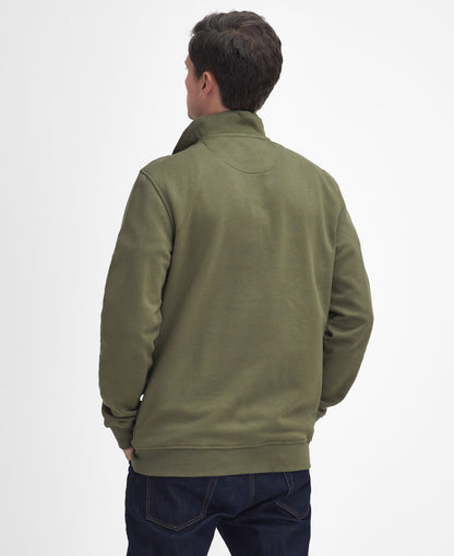 Barbour - Nelson Essential 1/4 Zip Sweatshirt - Colour: Ivy Green