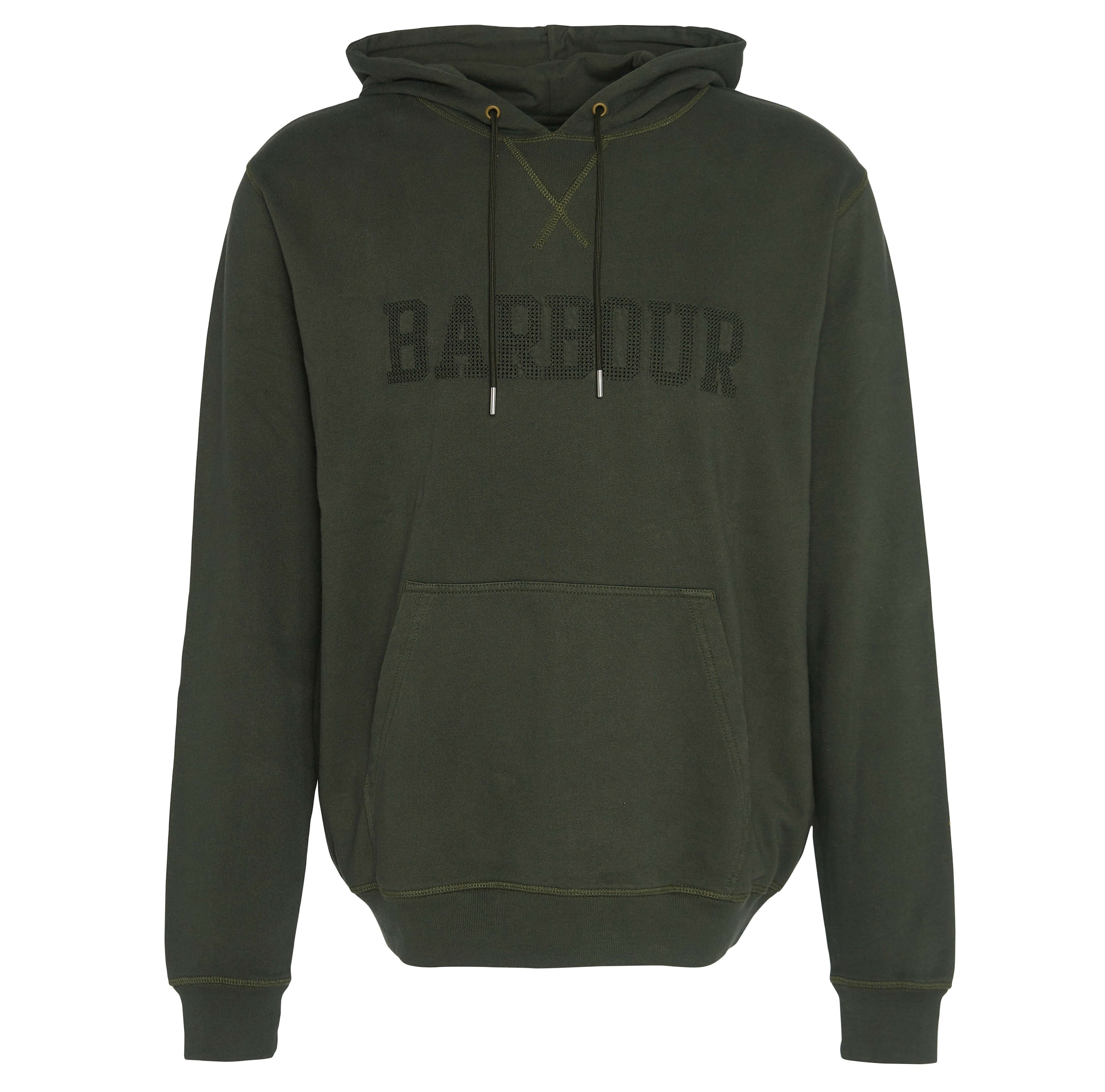 Barbour - Howe Hoodie Sweatshirt - Colour: Sage