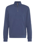 Pique Interlock Half Zip-Sweatshirt