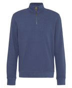 Pique Interlock Half Zip-Sweatshirt