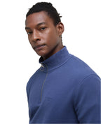 Pique Interlock Half Zip-Sweatshirt