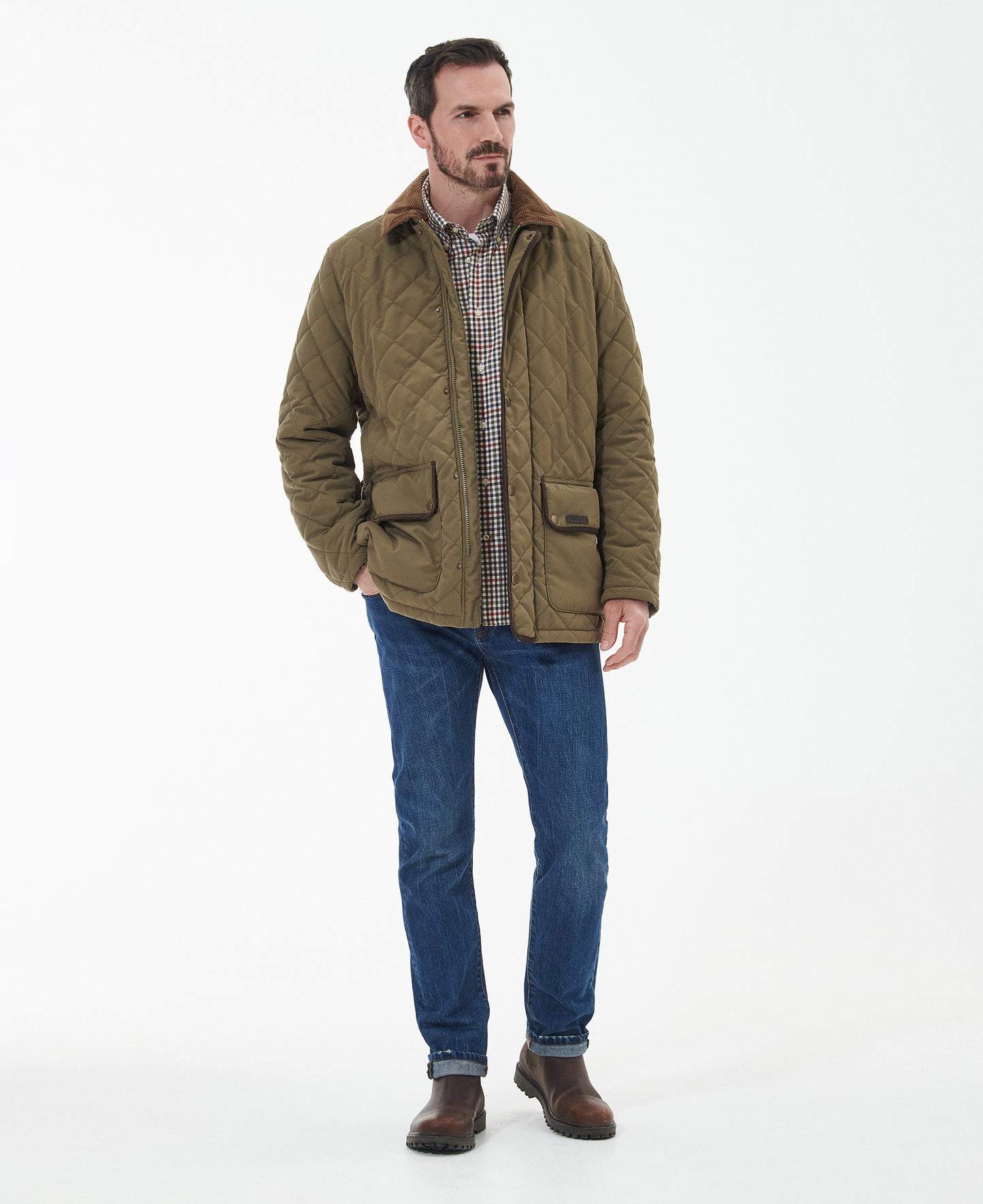 Barbour - Burton Quilt Jacket - Colour: Clay