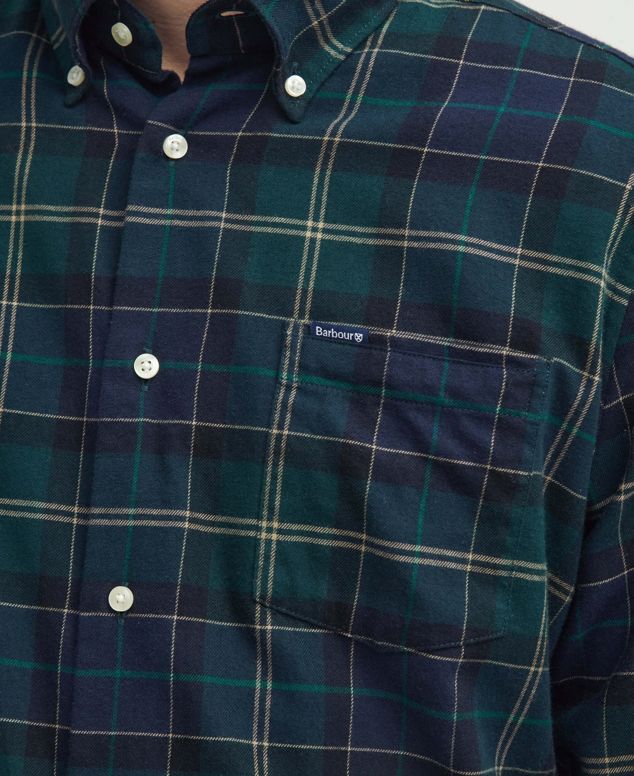 Barbour - Fortrose Tailored Fit Shirt - Colour: Green Loch Tartan