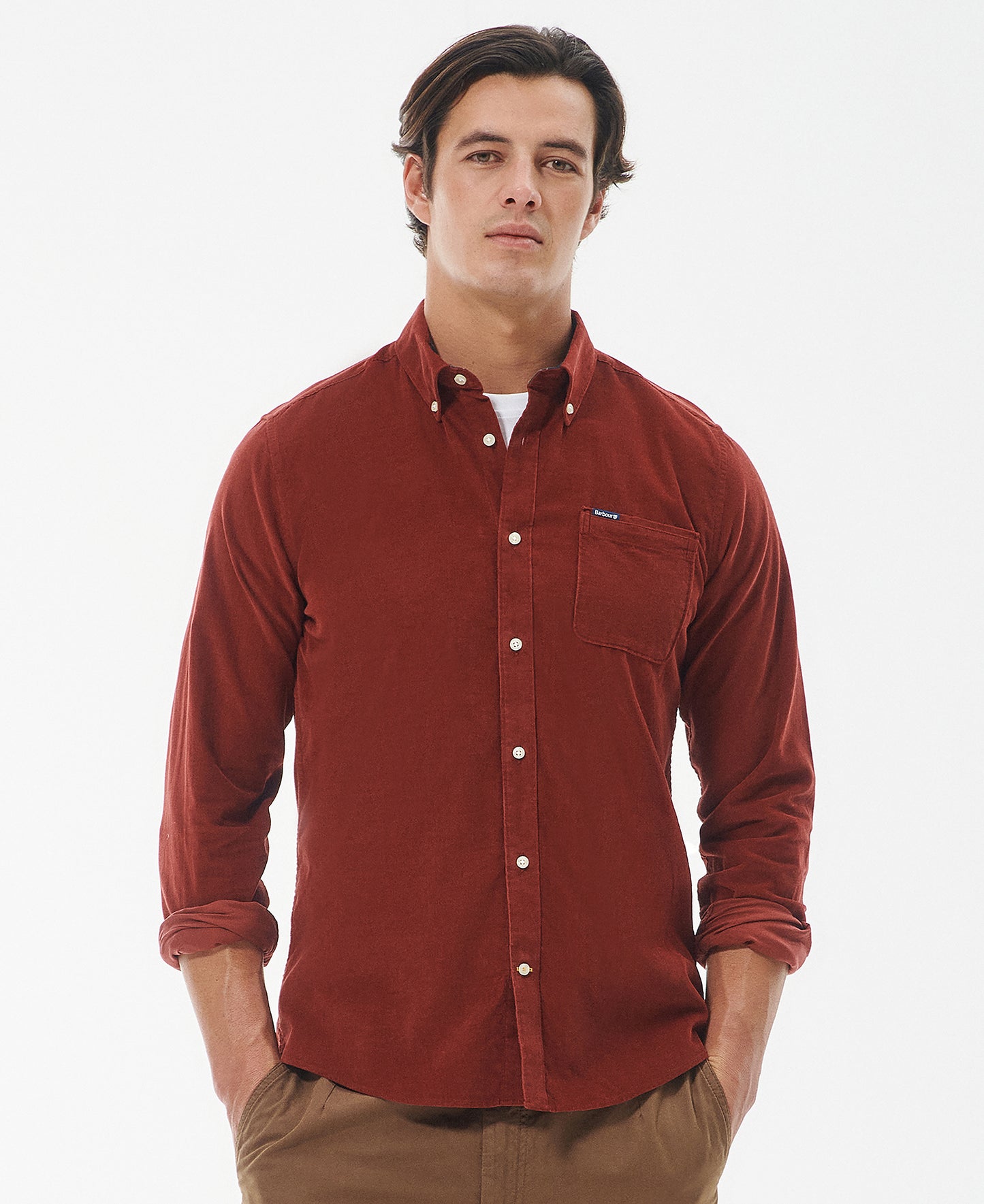 Barbour - Ramsey Tailored Fit Shirt - Colour: Russet