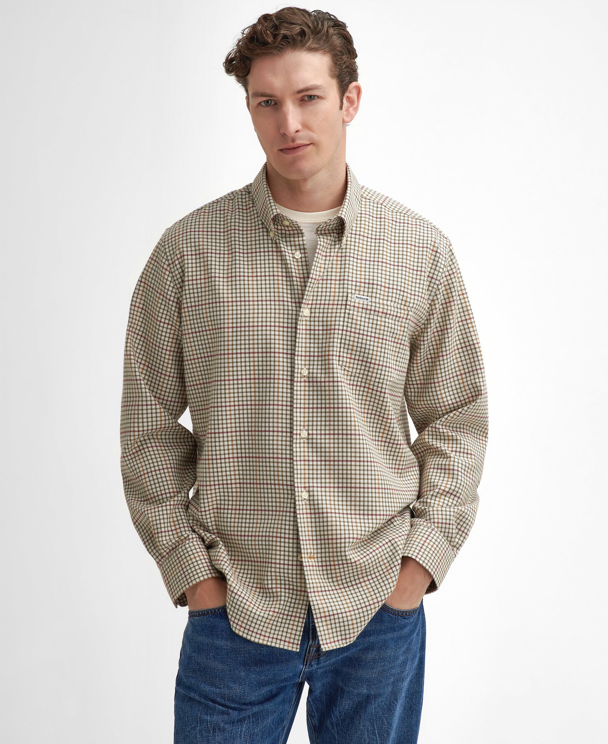 Barbour - Henderson Tailored Fit Shirt - Colour: Ecru