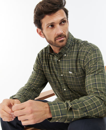 Barbour - Pelton Regular Fit Shirt - Colour: Olive