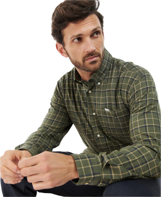 Barbour - Pelton Regular Fit Shirt - Colour: Olive