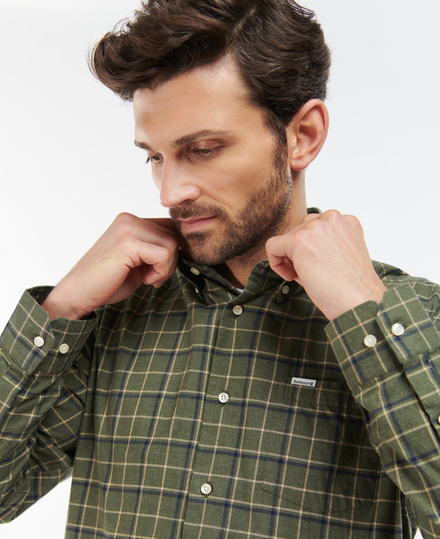 Barbour - Pelton Regular Fit Shirt - Colour: Olive