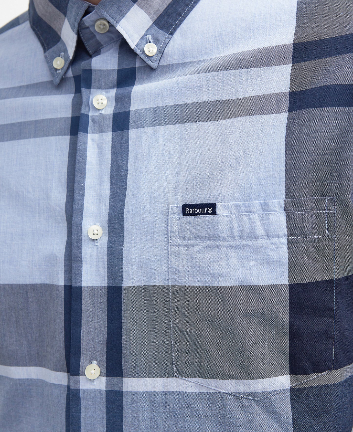 Barbour - Harris Tailored Fit Shirt - Colour: Berwick Blue