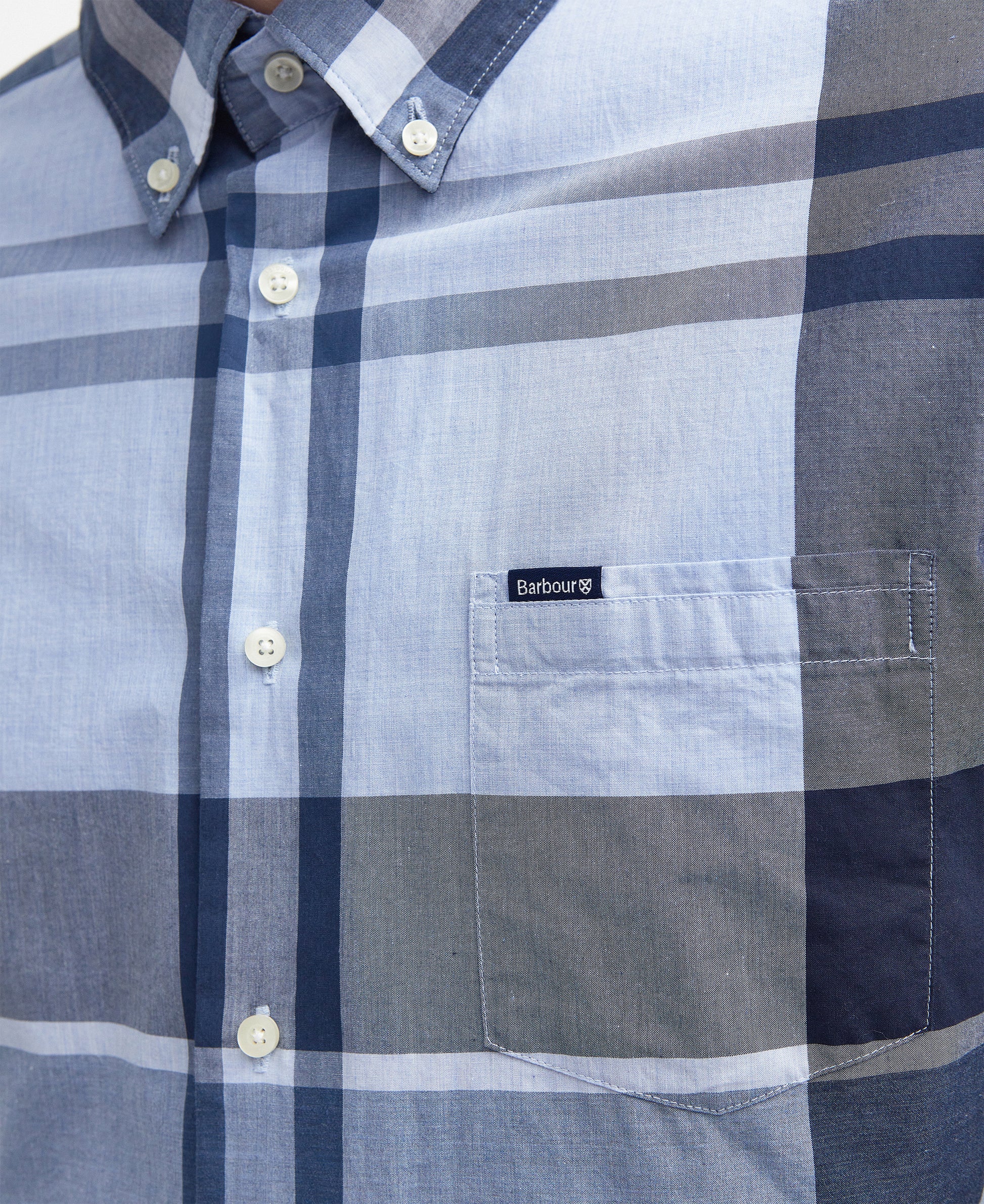 Barbour - Harris Tailored Fit Shirt - Colour: Berwick Blue