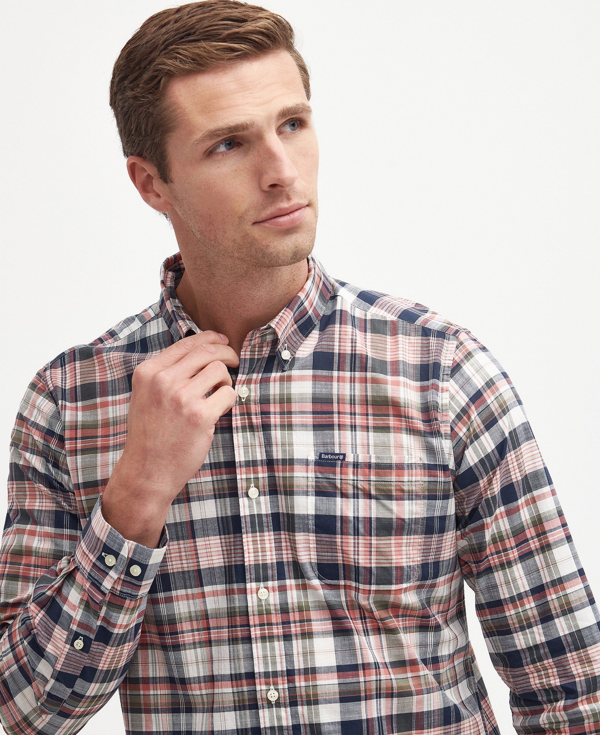 Barbour - Seacove Tailored Fit Shirt - Colour: Pink Clay