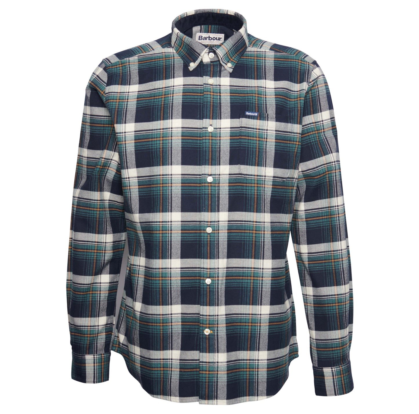 Barbour - Shieldton Tailored Fit Shirt - Colour: Dark Navy