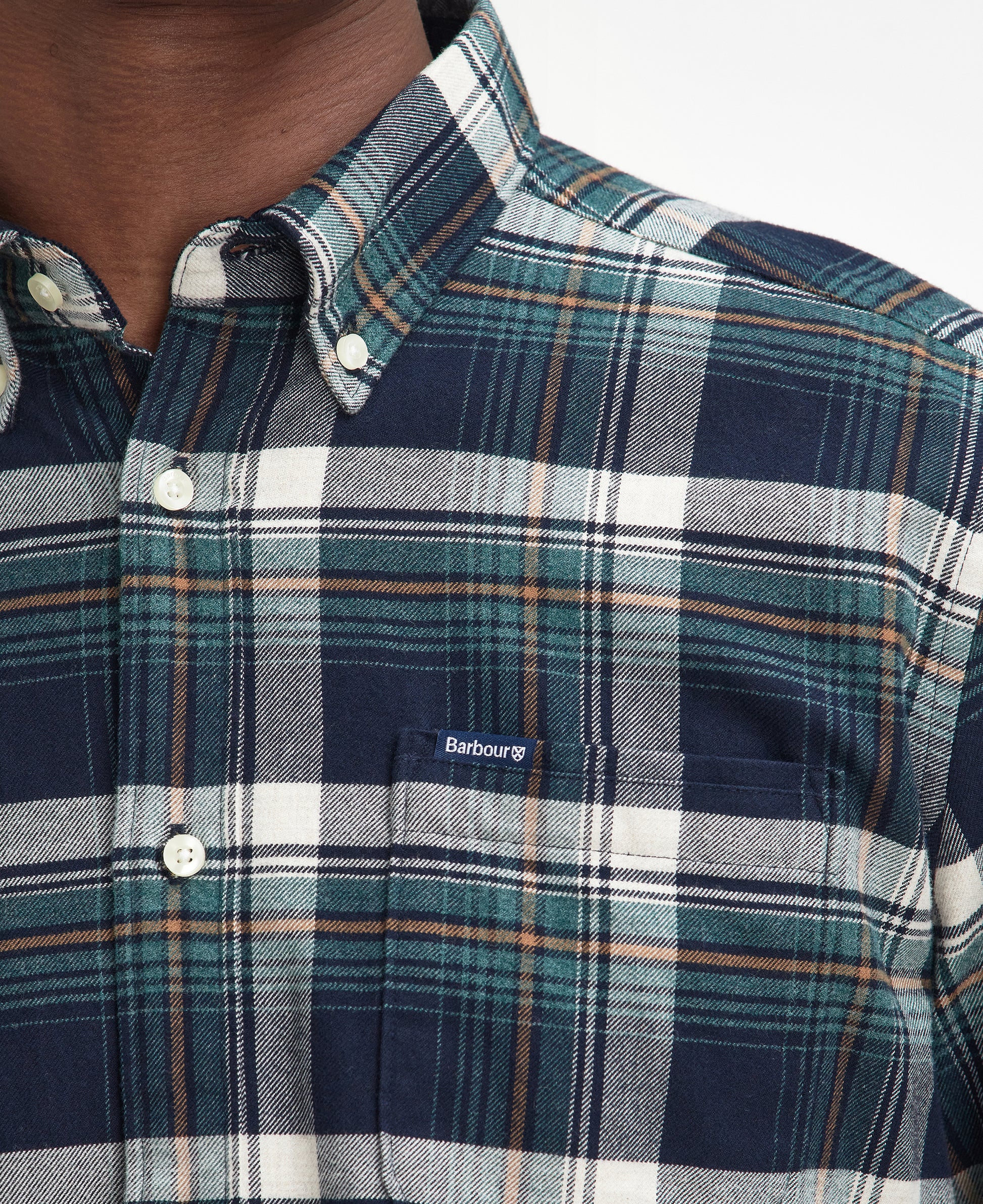 Barbour - Shieldton Tailored Fit Shirt - Colour: Dark Navy