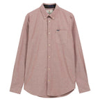 Marsden Tailored Oxford Shirt in Russet Brown – lifestyle view 2