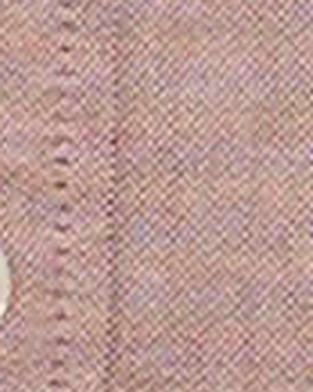 Marsden Tailored Oxford Shirt in Russet Brown – fabric detail