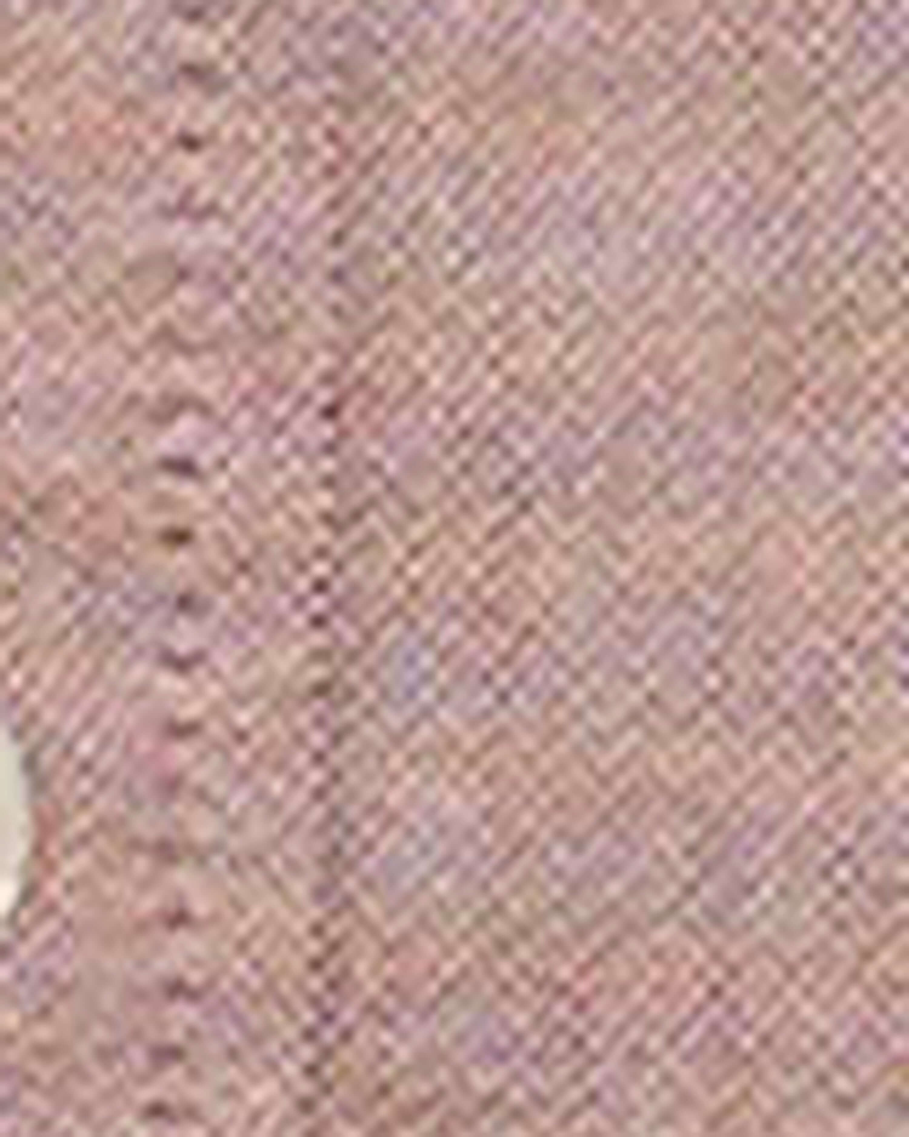 Marsden Tailored Oxford Shirt in Russet Brown – fabric detail