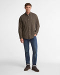 Alderwood Regular Fit Tattersall Shirt in Olive – product view