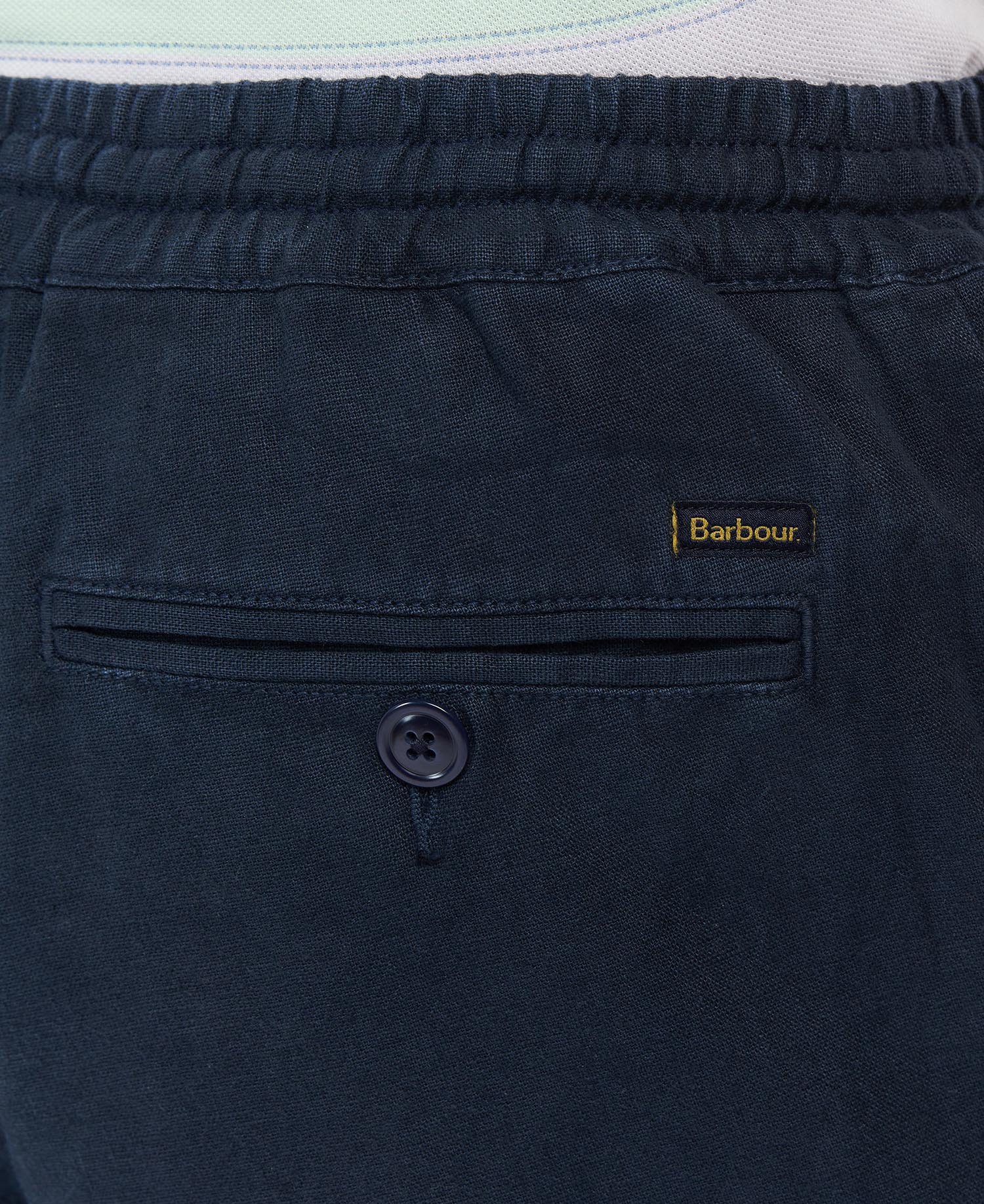 Barbour - Linen Cotton Mix Shorts - Colour: Navy