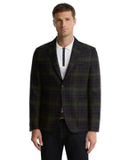 Barbour Sanders Moons Tartan Blazer in Classic Tartan front view