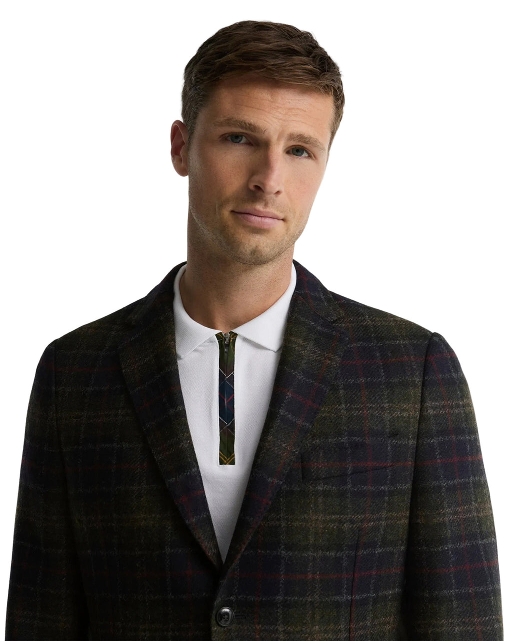 Barbour Sanders Moons Tartan Blazer in Classic Tartan detail