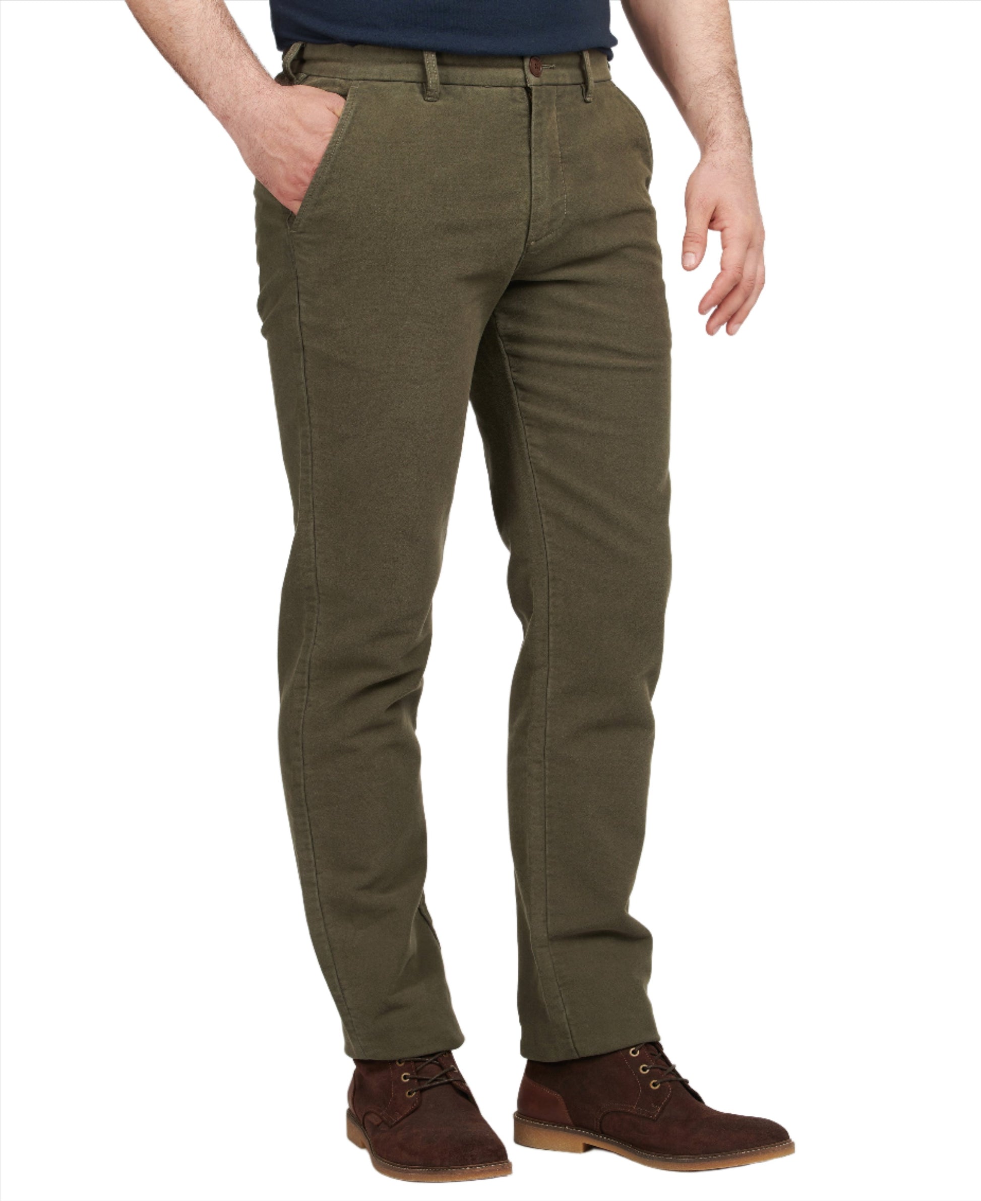 Barbour - Neuston Moleskins - Colour: Olive