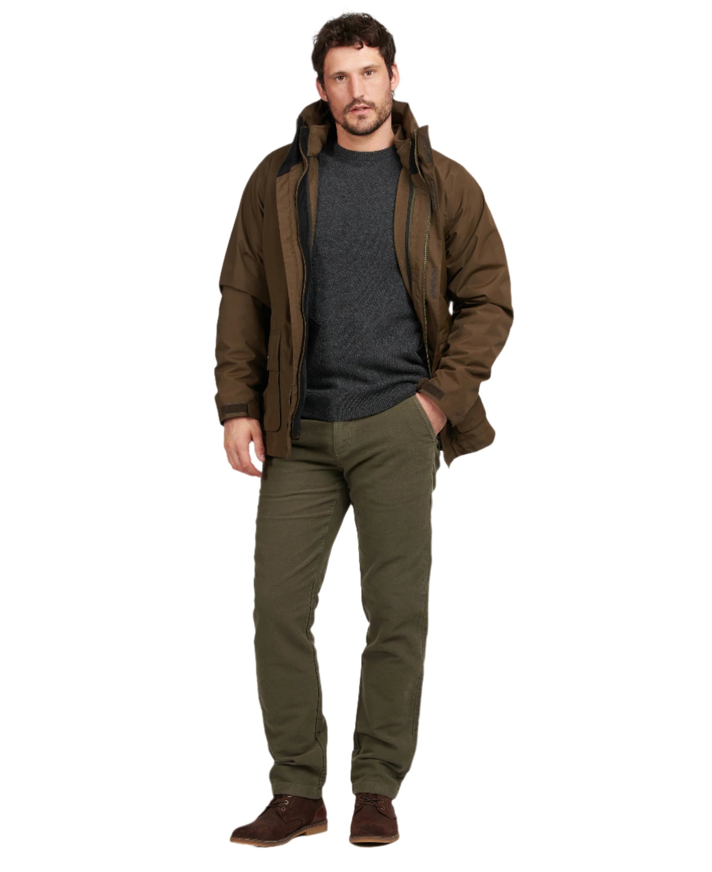 Barbour - Neuston Moleskins - Colour: Olive