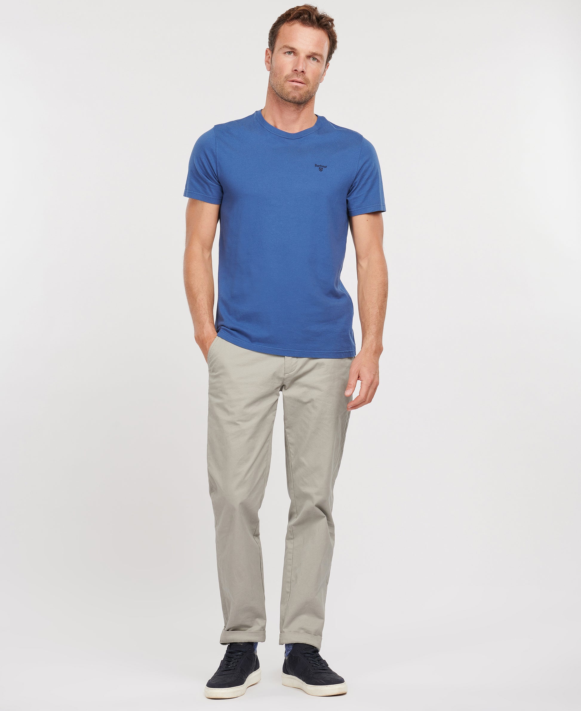 Barbour - Sports Tee - Colour: Loch Blue