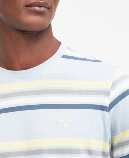 Barbour - Hamstead Stripe T Shirt - Colour: Niagra Mist