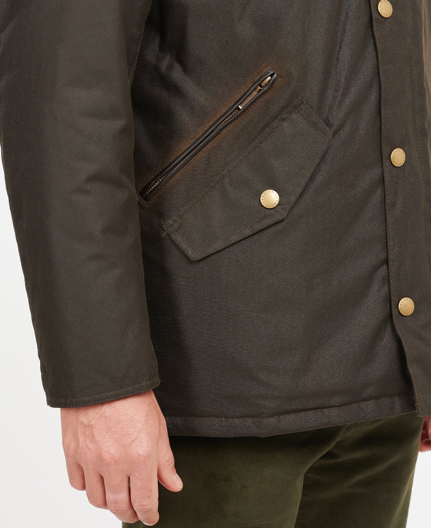 Barbour - Prestbury Wax Jacket - Colour: Olive