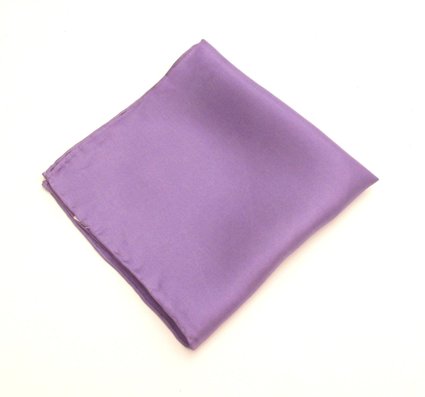 Van Buck - Plain Silk Pocket Square - Colour: Mauve