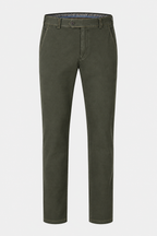Meyer New York 3615/29 green winter twill chinos – front view