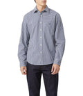 R.M.Williams Mogo Poplin Check Shirt in Navy Char