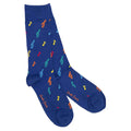 Swole Panda Women’s Bamboo Crew Socks in Music