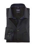 OLYMP Luxor Modern Fit business shirt in Olive – front view