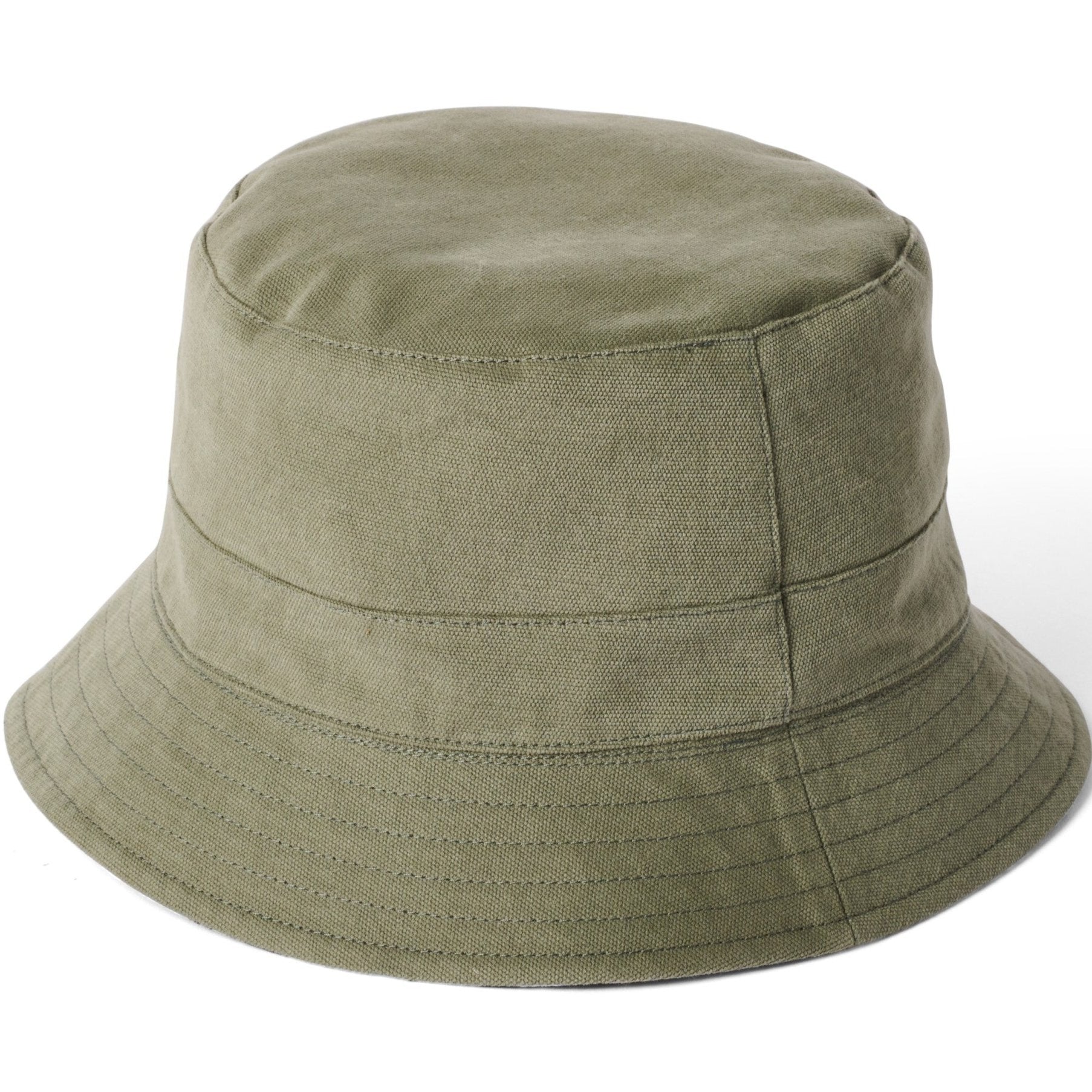 Failsworth - Reversible Bucket Hat - Colour: Khaki / Abstract