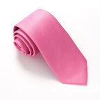 Plain Ribbed Silk Tie