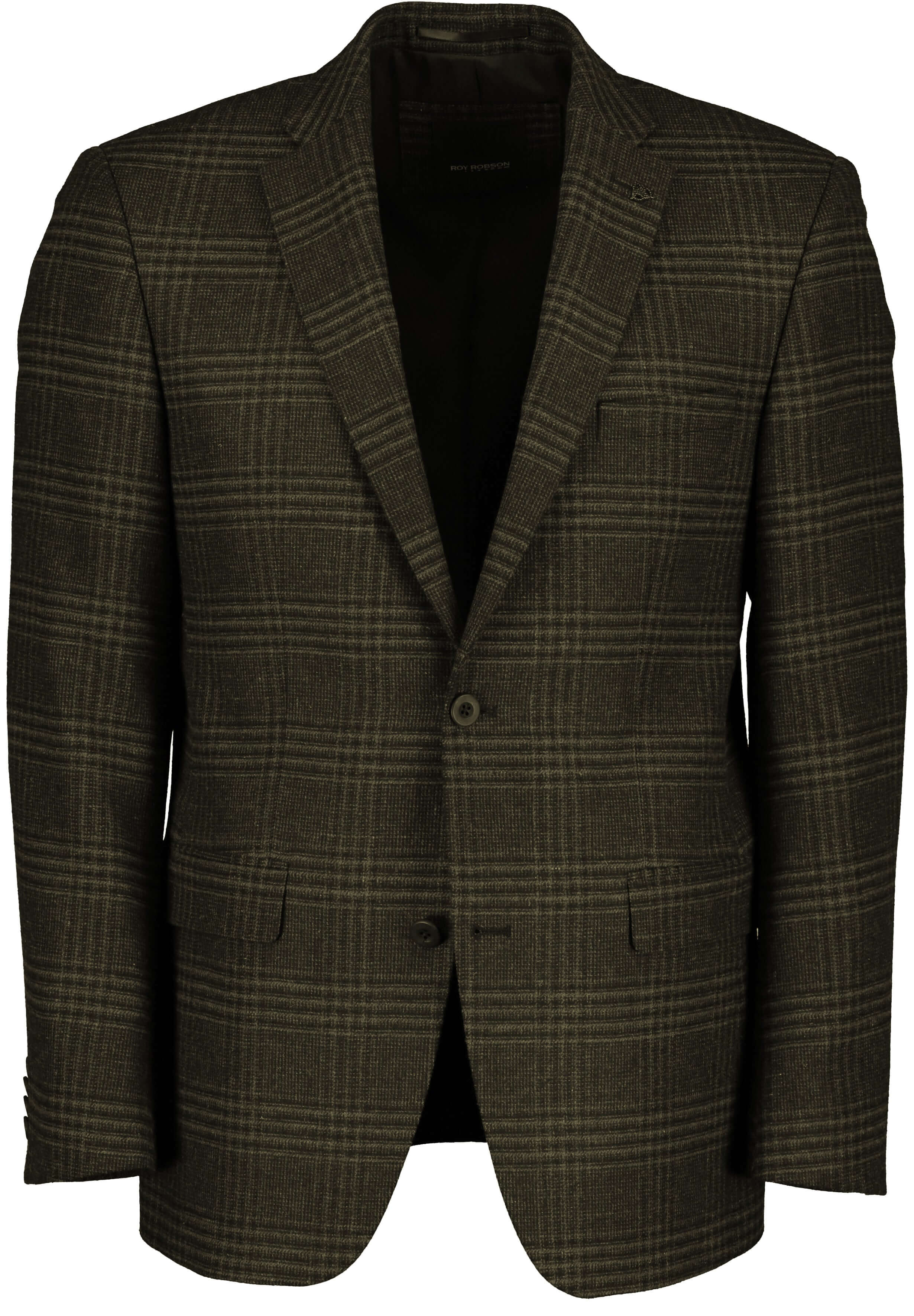 Roy Robson - Checked Jacket - Colour: Green Check
