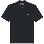 R.M.Williams Rod Polo Shirt in Navy – front view