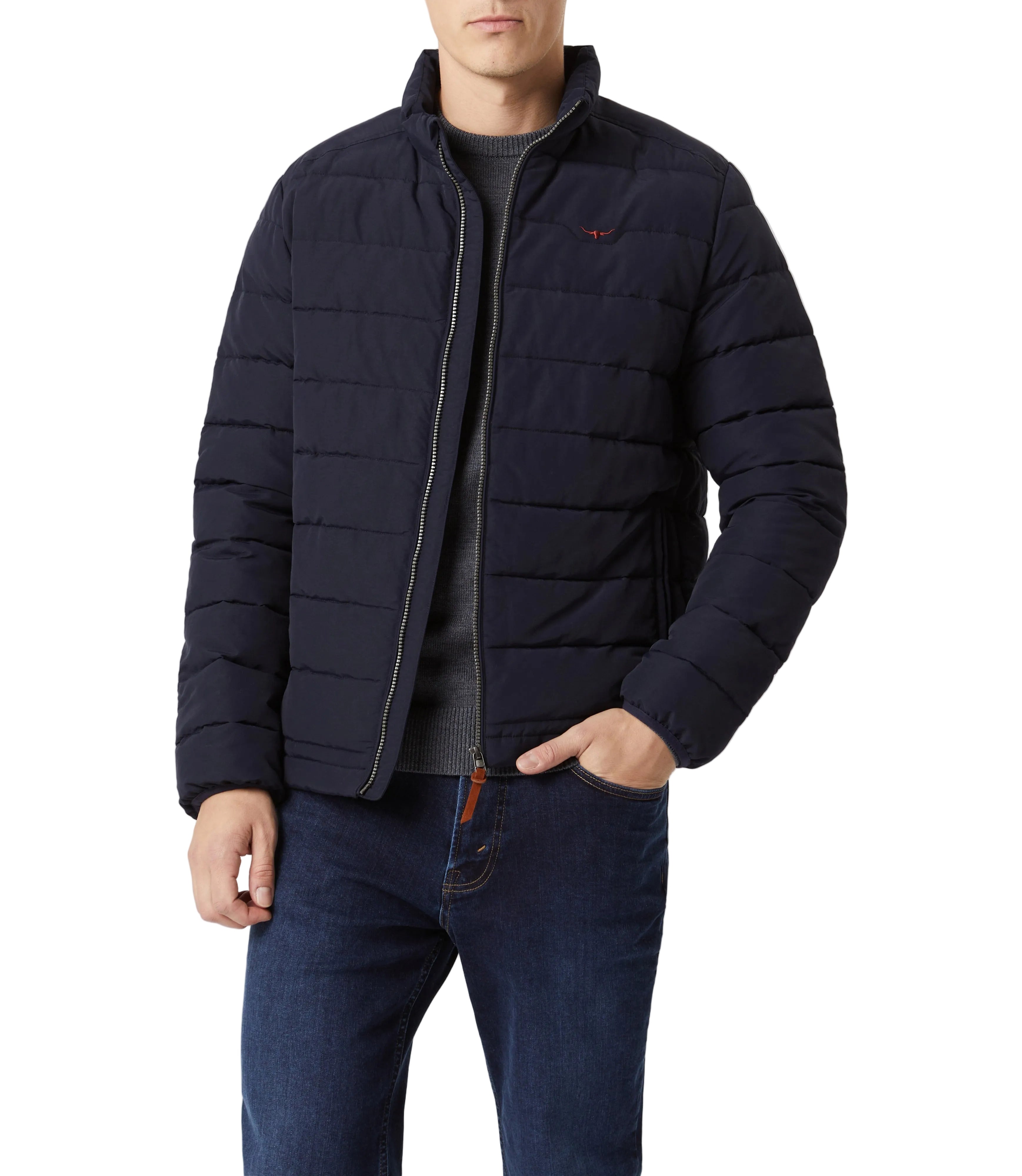 R.M.Williams Rydal Padded Jacket in Navy