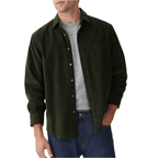 R M Williams - Classic Cord Shirt - Colour: Navy