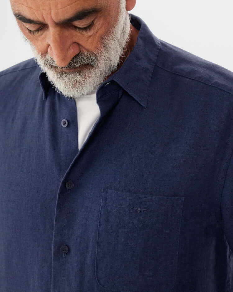 R M Williams - Coalcliff Shirt - Colour: Navy